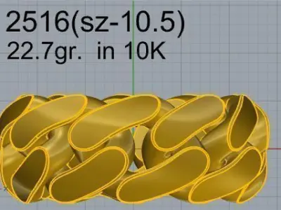 Cumin Chain Ring 2516 3D print model
