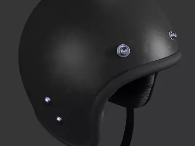 Biker helmet 3D model
