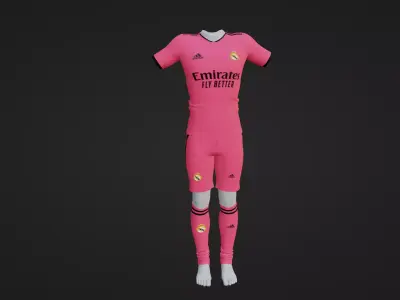 Real Madrid Sportwear Low-poly 3D model