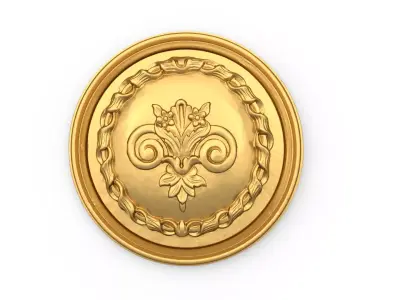 Classic carved decor ornament 513 3D print model