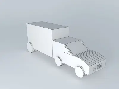 transport truck Free 3D model