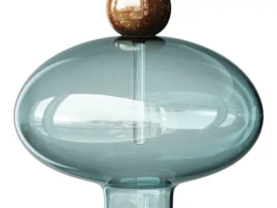 Glass Vase Low-poly 3D model