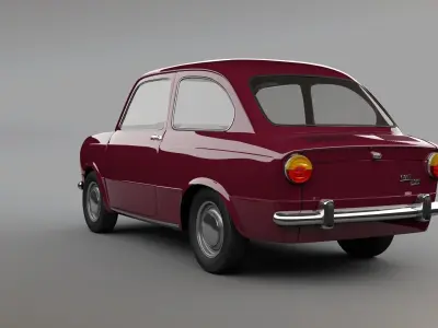 Fiat 850 3D model