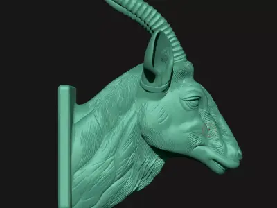 antelope 3D print model