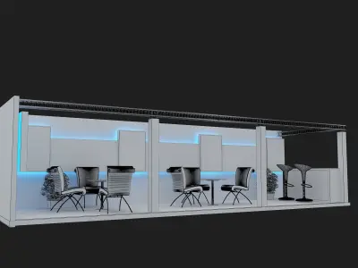 Booth Exhibition Stand a399c  3D model