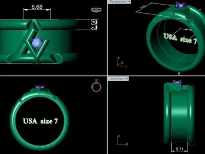 LV RING     3D print model
