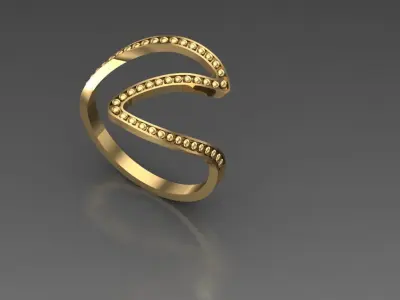 ringcurvebead 3D print model