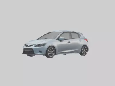 Modern Hatchback Car model 3D model