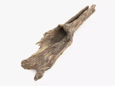 Snag Root Hideout Low-poly 3D model