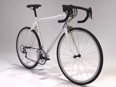Road bike Generic Rigged  3D model