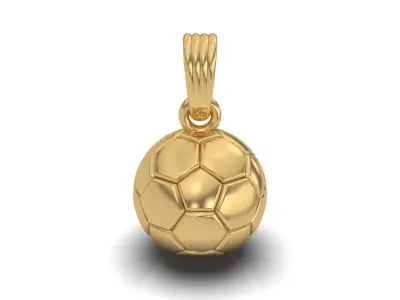 PENDANT SOCCER BALL 3D print model