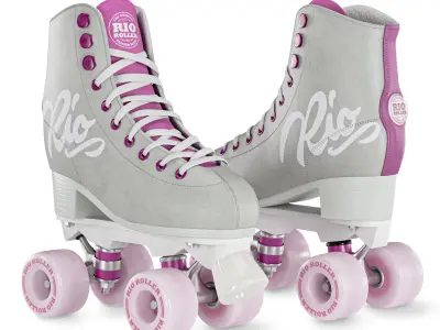 Rio Roller Script Quads 3D model