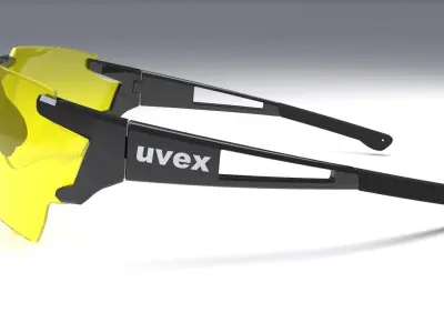 Uvex sportstyle 803 race CV V sunglasses Low-poly 3D model