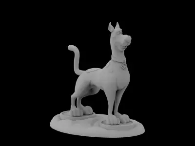 Scooby-Doo dog  3d model file for 3d printer 3D print model