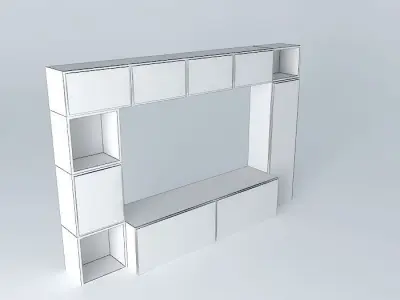 TV rack, rack de TV Free 3D model