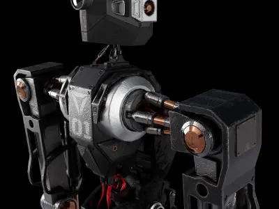Robot-01 humanoid robot Free 3D model