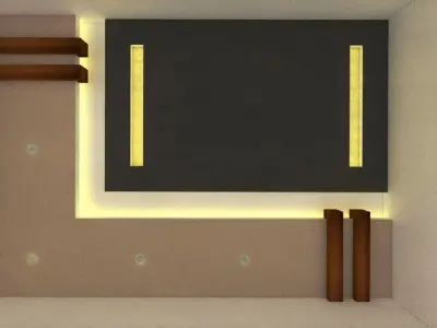 Ceiling  Low-poly 3D model