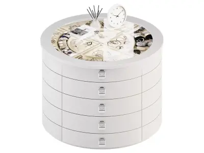 Wardrobe Island with Filling 3D model