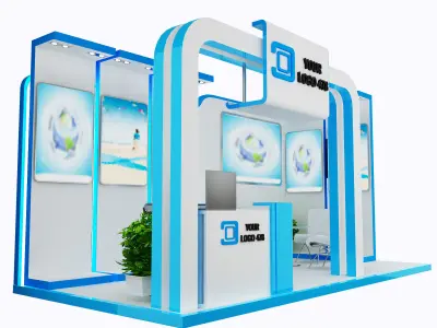 Booth Exhibition Stand a478e 3D model