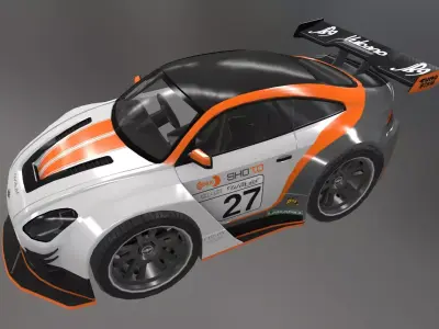 chaverlat  vulcano JBS 9GT Low-poly 3D model