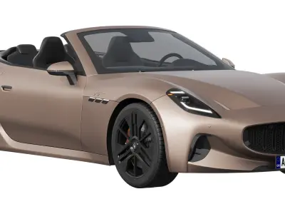 Maserati GranCabrio Folgore 2025 3D model