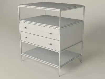 Julian Chichester Bay bedside Table Free low-poly 3D model