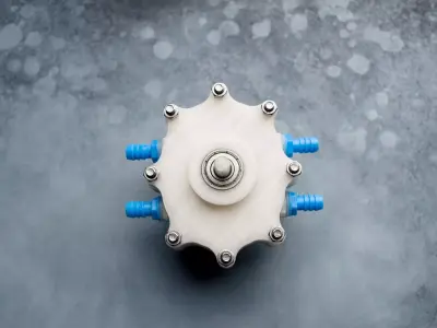 3D printed rotary air motor  3D print model