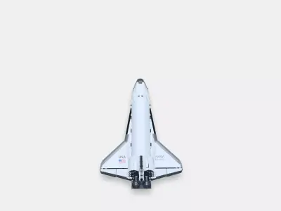 LEGO Icons NASA Shuttle Discovery 10283 Low-poly 3D model