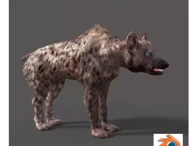 hyena 3D model