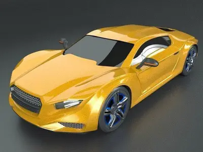 Averon  GT concept car 3D model