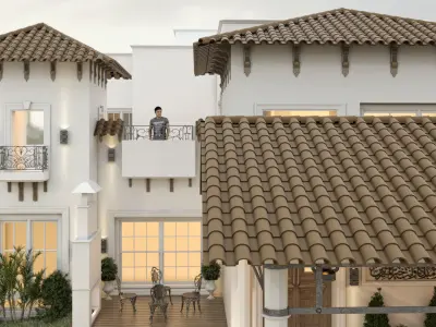 Classic House Exterior 3D model