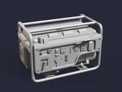 Generator Low-poly 3D model