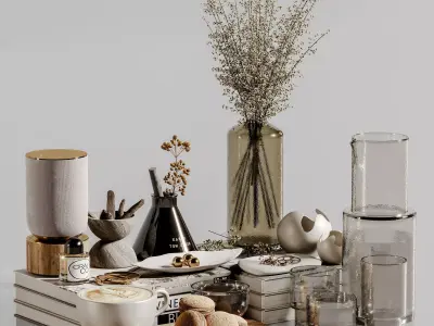 decorative set 118 3D model