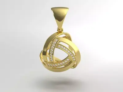Pendant ball 3D print model