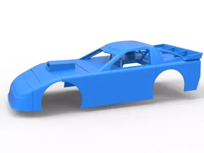 Shell of New Zealand Super Saloon race car Scale 1 to 25 3D print model