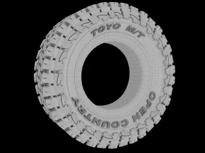 Car Tire - Toyo Open Country TIRE  3D model
