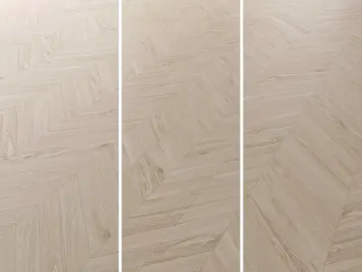 Parquet Oak Arctic NEW Firestop set 1 3D model