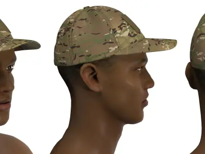 Baseball Cap - Marvelous Designer 3D model