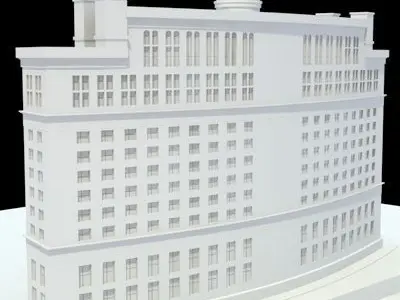 Luxury Hotel 3D model