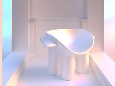 Winged Roly Poly Free 3D model