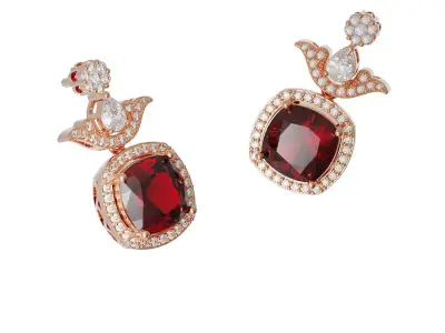 Shining earring 3D print model