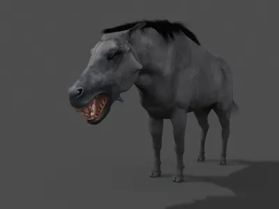 Hell Pig - daeodon shoshonensis 3d model 3D model