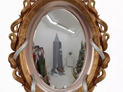Ornamental Mirror 3D model