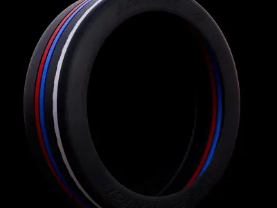 BF Goodrich Scorcher TA Tires Low-poly 3D model