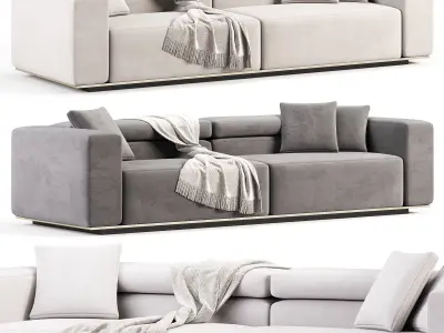 ORLANDO SOFA MODULAR ELEMENTS 3D model
