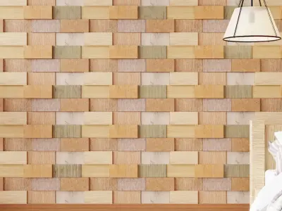 Wall wood V13 for your interior wall wood 3D model