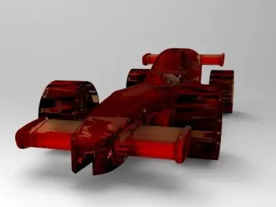Toy F1 car Free 3D model