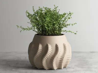 vase 3d print 549 3D print model