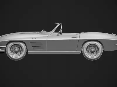 Chevrolet Corvette Sting Ray  3D print model