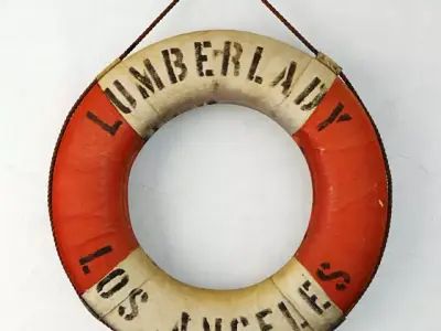 Vintage Life Preserver 4 3D model